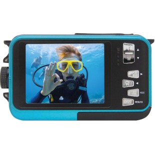 EasyPix W3027 Compact Φωτογραφική Μηχανή 5MP Full HD (1080p) Οπτικού Ζουμ 4x Τιρκουάζ