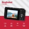 AgfaPhoto Realishot C110 Compact Φωτογραφική Μηχανή 24MP Οπτικού Ζουμ 3x