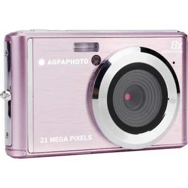 AgfaPhoto DC5200 Compact Φωτογραφική Μηχανή 21MP Οπτικού Ζουμ 8x Ροζ