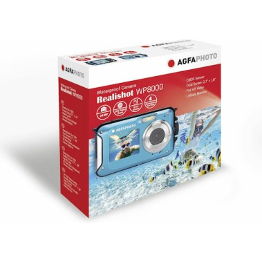 AgfaPhoto Realishot WP8000 Compact Φωτογραφική Μηχανή 8MP με Οθόνη 2.7