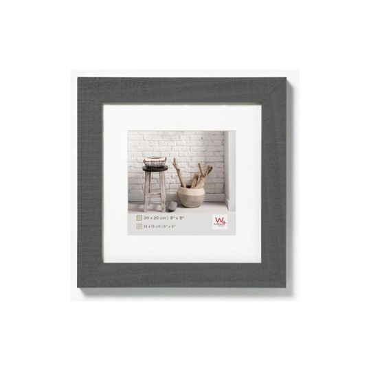 Walther Home Grey Κορνίζα Ξύλινη με Γκρι Πλαίσιο