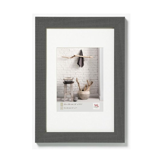 Walther Home Κορνίζα Ξύλινη με Γκρι Πλαίσιο