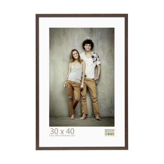 Deknudt S44CH4 Κορνίζα Ξύλινη Dark Brown 30x40