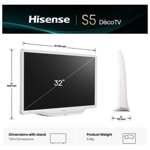 Hisense Smart Τηλεόραση 32