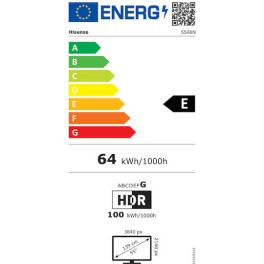 Hisense Smart Τηλεόραση 55