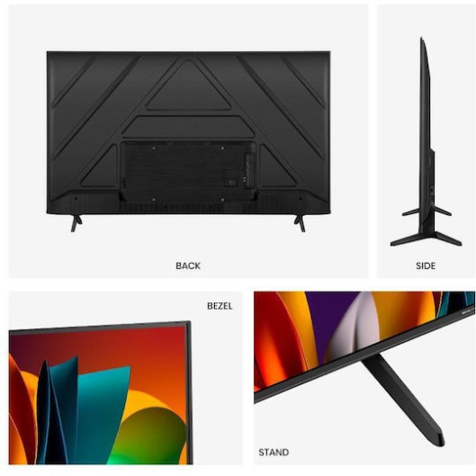 Hisense Smart Τηλεόραση 55