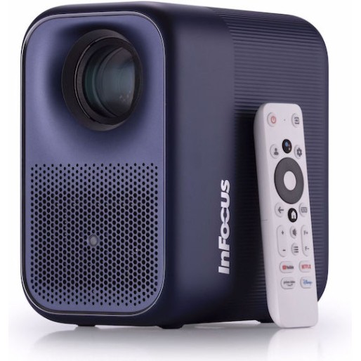InFocus APEX Master IN3058SL Mini 3D Projector LCD Full HD Λάμπας LED με Wi-Fi και Ενσωματωμένα Ηχεία