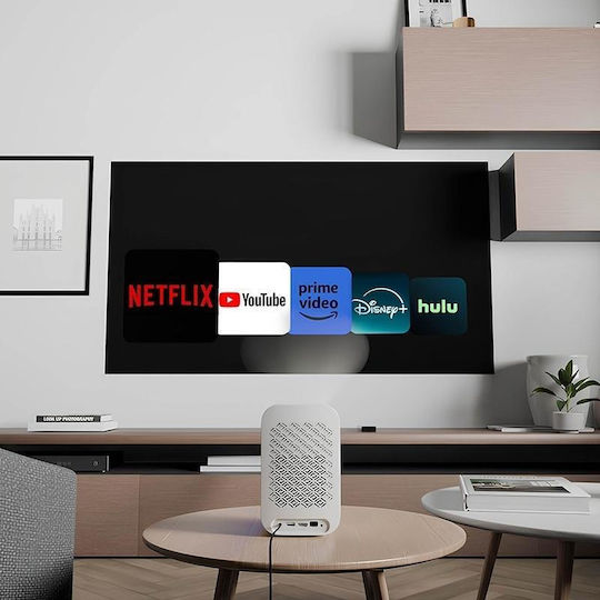 HP CC360 AMY.PCS.0509 Mini Projector LCD Full HD Λάμπας LED με Wi-Fi και Ενσωματωμένα Ηχεία