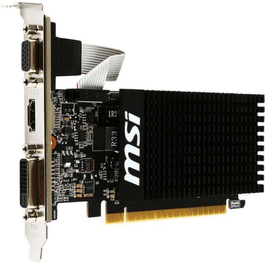 MSI GeForce GT 710 2GB GDDR3 Κάρτα Γραφικών
