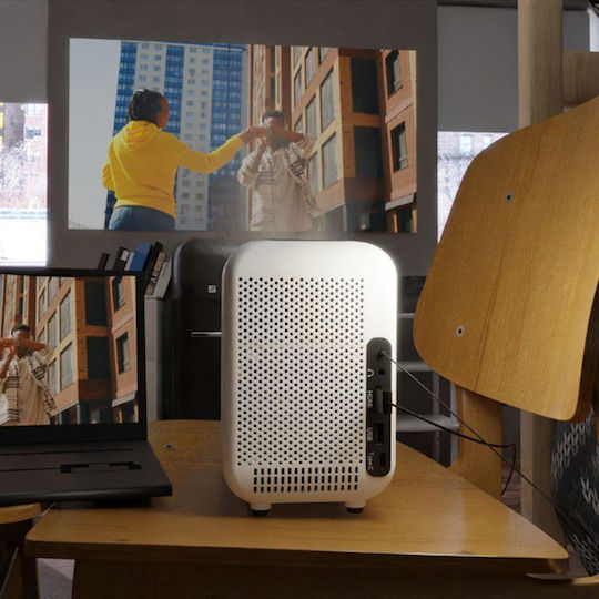 HP CC180W Projector LCD HD Λάμπας LED με Wi-Fi και Ενσωματωμένα Ηχεία
