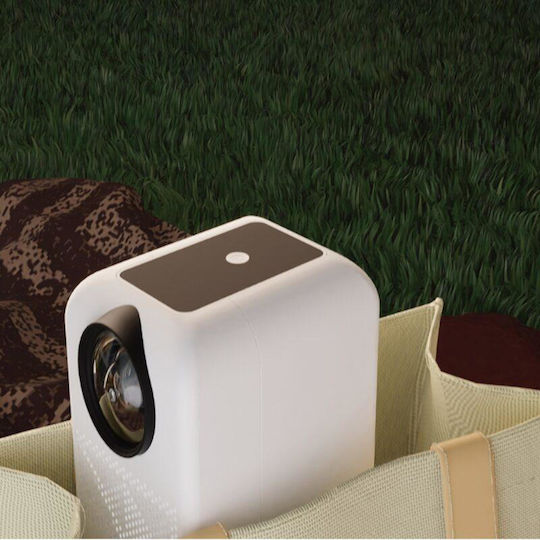 HP CC180W Projector LCD HD Λάμπας LED με Wi-Fi και Ενσωματωμένα Ηχεία
