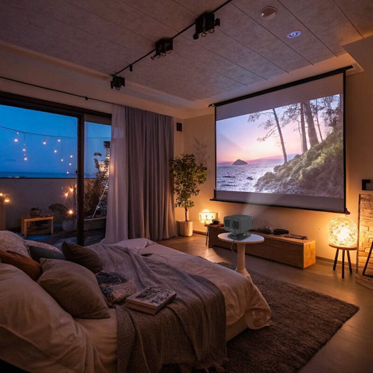 Philips NeoPix 450 Smart NPX450/INT Projector LCD Λάμπας LED με Wi-Fi και Ενσωματωμένα Ηχεία