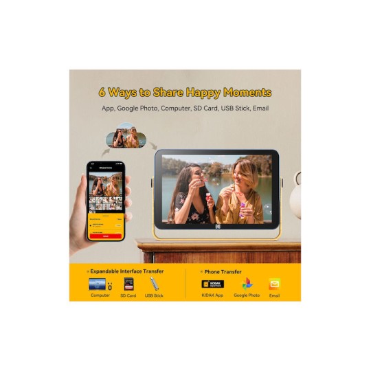 Kodak Ψηφιακή Κορνίζα με Οθόνη Αφής με WiFi Μπλε RWF-108V