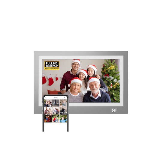 Kodak Ψηφιακή Κορνίζα με WiFi Γκρι RWF-116GR 6972072903272