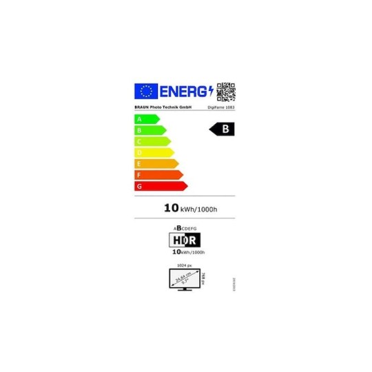 Braun Phototechnik DigiFrame 1083 Ψηφιακή Κορνίζα LED 9.7