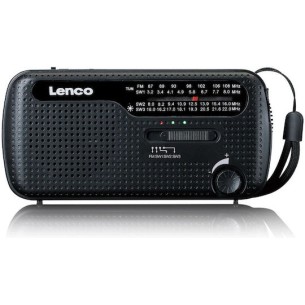 Lenco MCR-113BK Επιτραπέζιο Ραδιόφωνο Ηλιακό Μαύρο