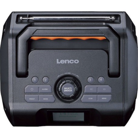 Lenco ODR-160GY Φορητό Ραδιόφωνο Επαναφορτιζόμενο DAB+ με USB Μαύρο