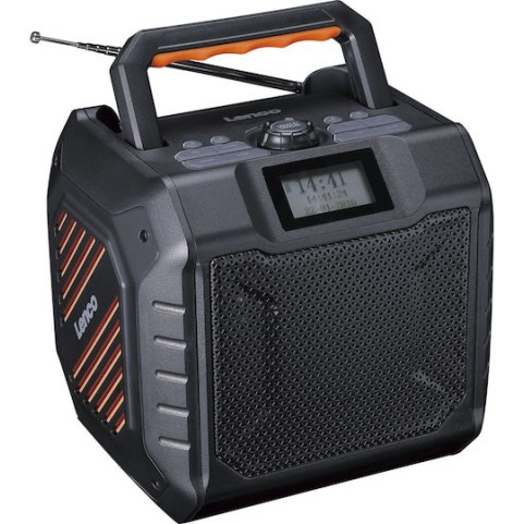 Lenco ODR-160GY Φορητό Ραδιόφωνο Επαναφορτιζόμενο DAB+ με USB Μαύρο