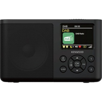 Kenwood CR-M33DAB Φορητό Ραδιόφωνο Επαναφορτιζόμενο DAB+ με Bluetooth Μαύρο