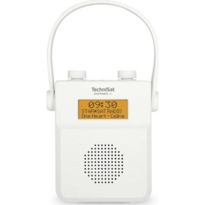Technisat DigitRadio 30 Φορητό Ραδιόφωνο Επαναφορτιζόμενο DAB με Bluetooth Λευκό
