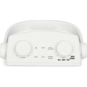 Technisat DigitRadio 30 Φορητό Ραδιόφωνο Επαναφορτιζόμενο DAB με Bluetooth Λευκό