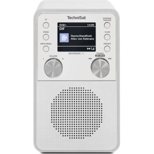 Technisat DigitRadio 317 Επιτραπέζιο Ραδιόφωνο Ρεύματος DAB με Bluetooth Λευκό