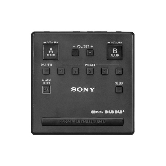 Sony Επιτραπέζιο Ψηφιακό Ρολόι με Ξυπνητήρι & Ραδιόφωνο XDR-C1DBP