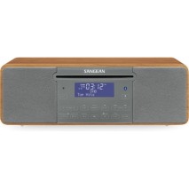 Sangean Ηχοσύστημα 2.0 DDR-47BT DDR-47BT 14W με CD / Digital Media Player και Bluetooth Καφέ