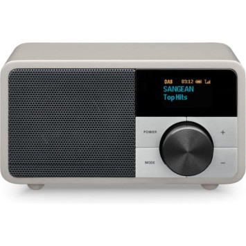 Sangean DDR-7 Επιτραπέζιο Ραδιόφωνο Επαναφορτιζόμενο DAB+ με Bluetooth Ασημί