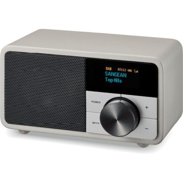 Sangean DDR-7 Επιτραπέζιο Ραδιόφωνο Επαναφορτιζόμενο DAB+ με Bluetooth Ασημί