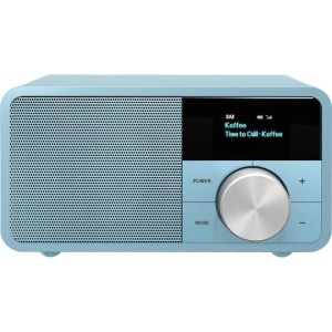 Sangean DDR-7 Επιτραπέζιο Ραδιόφωνο Επαναφορτιζόμενο DAB+ με Bluetooth Μπλε