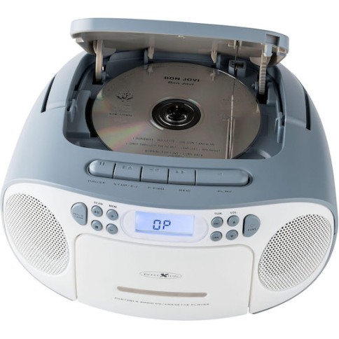 Reflexion Φορητό Ηχοσύστημα RCR2260 με CD / Κασετόφωνο / Ραδιόφωνο σε Μπλε Χρώμα