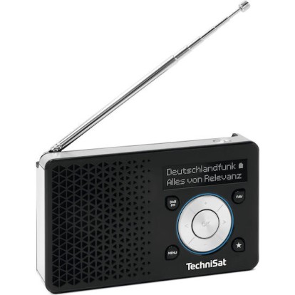 Technisat DigitRadio 1 A Φορητό Ραδιόφωνο Επαναφορτιζόμενο DAB+ Μαύρο