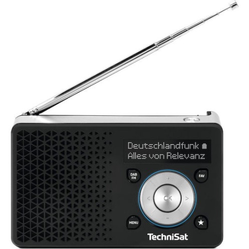 Technisat DigitRadio 1 A Φορητό Ραδιόφωνο Επαναφορτιζόμενο DAB+ Μαύρο