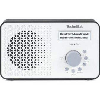 Technisat Viola 200 Επιτραπέζιο Ραδιόφωνο Μπαταρίας DAB+ Λευκό