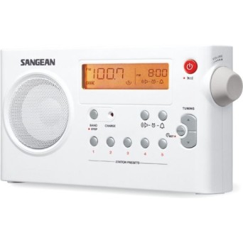 Sangean PR-D7 Επιτραπέζιο Ραδιόφωνο Λευκό