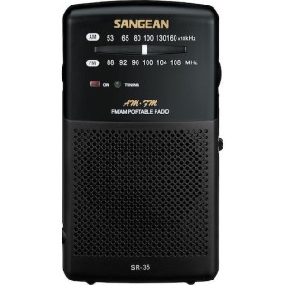 Sangean SR-35 Ραδιοφωνάκι Μπαταρίας Μαύρο