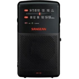 Sangean SR-35 Ραδιοφωνάκι Μπαταρίας Μαύρο