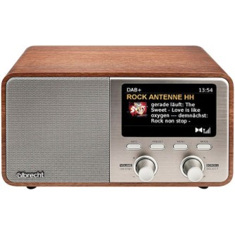 Albrecht DR 760 Επιτραπέζιο Ραδιόφωνο Ρεύματος DAB+ με USB Καφέ