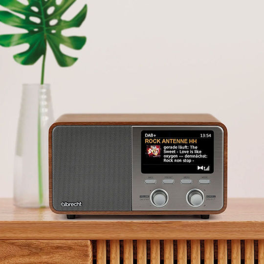 Albrecht DR 760 Επιτραπέζιο Ραδιόφωνο Ρεύματος DAB+ με USB Καφέ