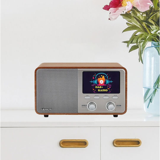 Albrecht DR 760 Επιτραπέζιο Ραδιόφωνο Ρεύματος DAB+ με USB Καφέ