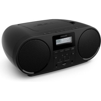 Philips Φορητό Ηχοσύστημα με Ραδιόφωνο σε Μαύρο Χρώμα