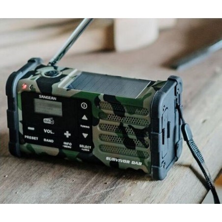 Sangean Survivor MMR-88 Φορητό Ραδιόφωνο Επαναφορτιζόμενο DAB+ με USB Πολύχρωμο