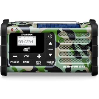 Sangean Survivor MMR-88 Φορητό Ραδιόφωνο Επαναφορτιζόμενο DAB+ με USB Πολύχρωμο