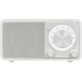 Sangean WR-7 Επιτραπέζιο Ραδιόφωνο Επαναφορτιζόμενο με Bluetooth Λευκό