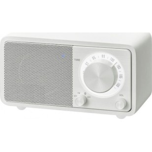 Sangean WR-7 Επιτραπέζιο Ραδιόφωνο Επαναφορτιζόμενο με Bluetooth Λευκό
