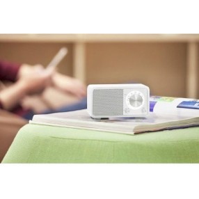 Sangean WR-7 Επιτραπέζιο Ραδιόφωνο Επαναφορτιζόμενο με Bluetooth Λευκό