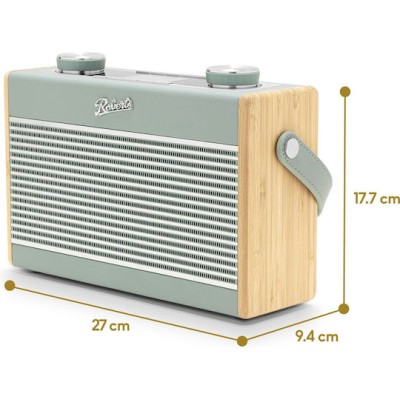Roberts Rambler Max Φορητό Ραδιόφωνο DAB+ με Bluetooth και USB Duck Egg Blue