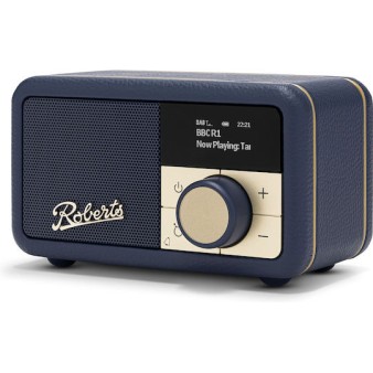Roberts Revival Petite 2 Φορητό Ραδιόφωνο Επαναφορτιζόμενο DAB+ με Bluetooth Midnight Blue