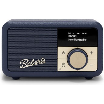 Roberts Revival Petite 2 Φορητό Ραδιόφωνο Επαναφορτιζόμενο DAB+ με Bluetooth Midnight Blue
